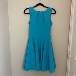Closet Brand Turquoise Sleeveless Fit and Flare Dress